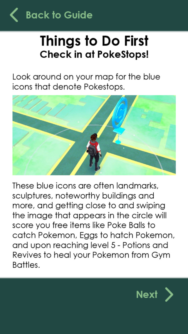 Pokemon Go Blue Circle Touch Screen